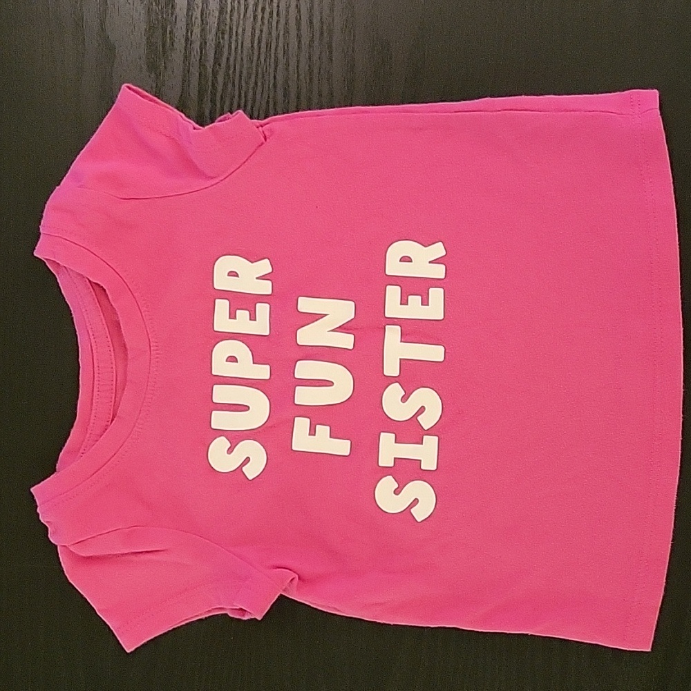 Cat and Jack Baby Girl Pink T-shirt (Sz 18M)
